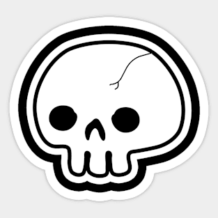 I'm just a skull Sticker